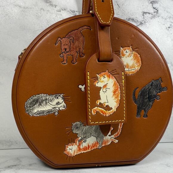 Louis Vuitton Catogram Bag Boite Chapeau Hat Box Cat Grace Coddington LV Ltd Ed. - Picture 16 of 16